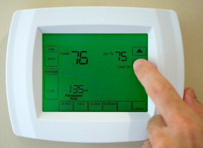 Thermostat service by Barone's Heat & Air, LLC